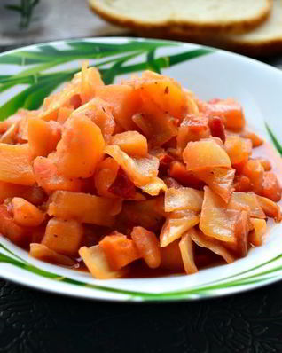 Овощное рагу в мультиварке