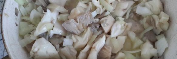 постное овощное рагу из баклажанов с грибами и овощами