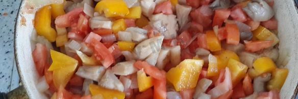 постное овощное рагу из баклажанов с грибами и овощами