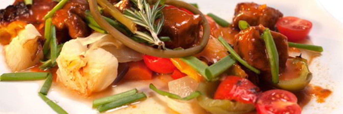 Рагу из говядины с овощами