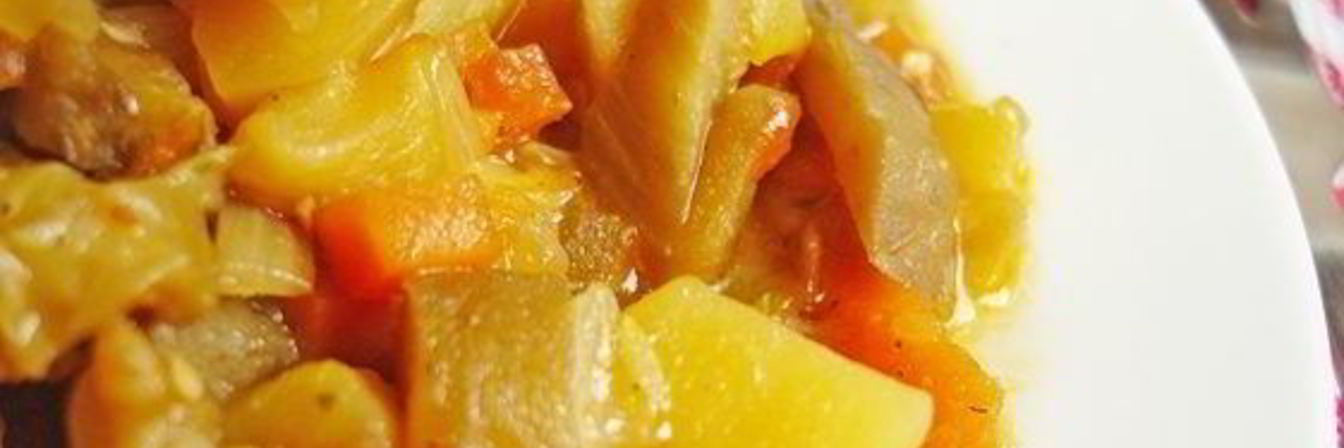 Рагу из кабачков с грибами