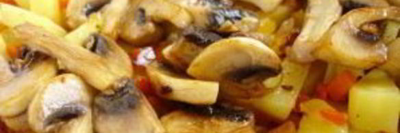 рагу из кабачков с грибами