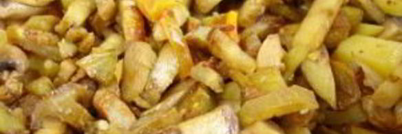 рагу из кабачков с грибами