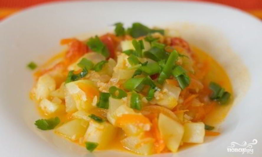 Рецепт рагу иза кабачкова в мультиварке