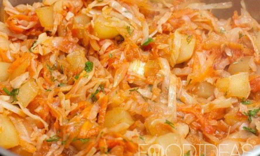Рецепт рагу из капусты с кабачками