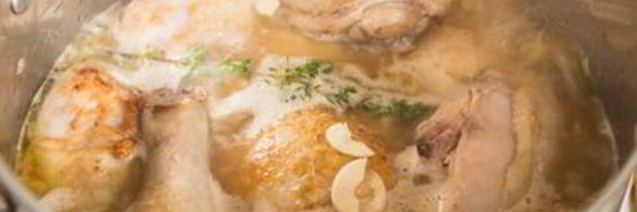 рагу из курицы в сметане