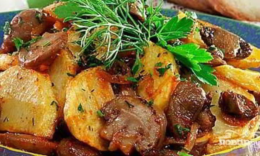 Рецепт рагу из рыжиков