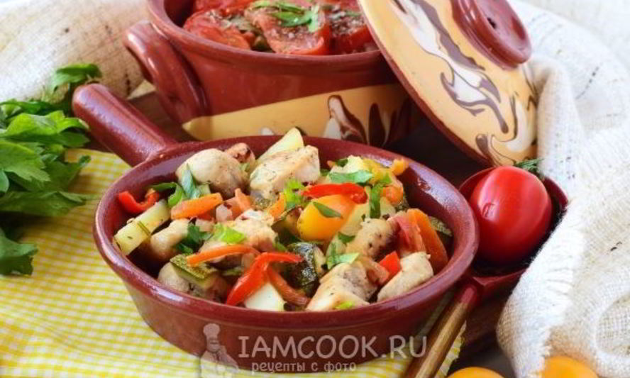 Рецепт рагу овощного с мясом и картошкой