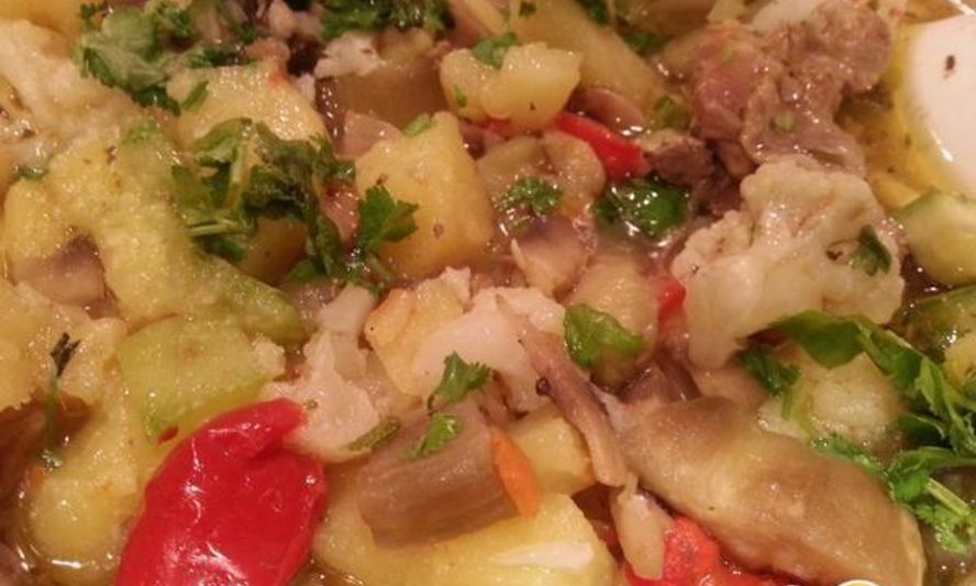 Рецепт рагу с курицей и овощами