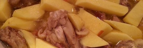 рагу с курицей и овощами