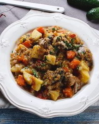 Рагу с курицей