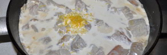 рыбное рагу в лимонно-сливочном соусе