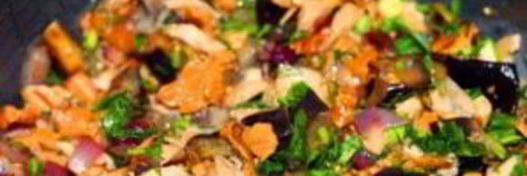 вегетарианское рагу из баклажанов