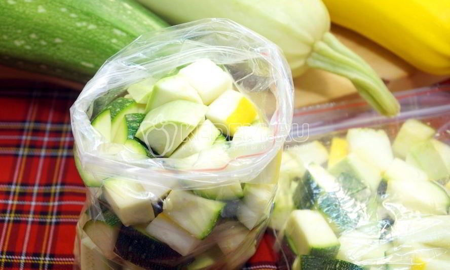 Рецепт замороженных кабачков кубики для рагу