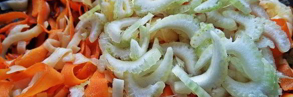 рисовая лапша с овощами