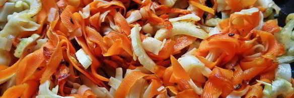 рисовая лапша с овощами