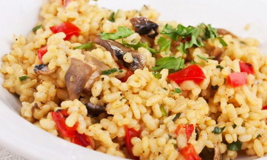 Рецепт грибного ризотто с сыром пармезан