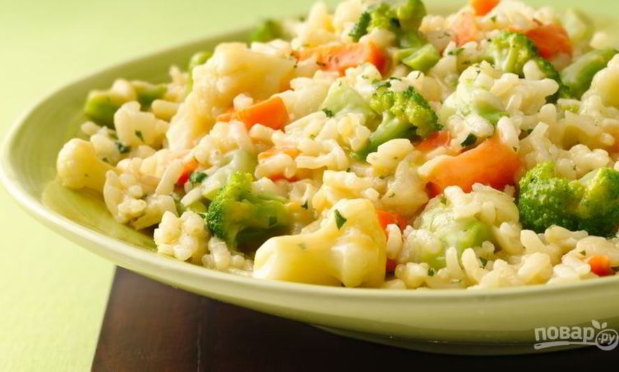 Рецепт овощного ризотто