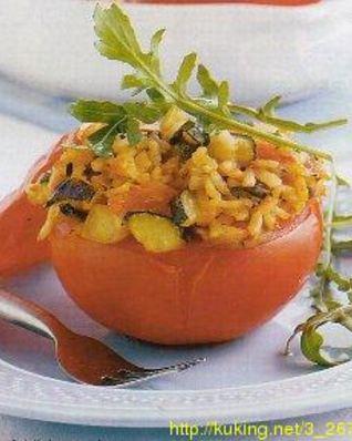 Помидоры, фаршированные ризотто