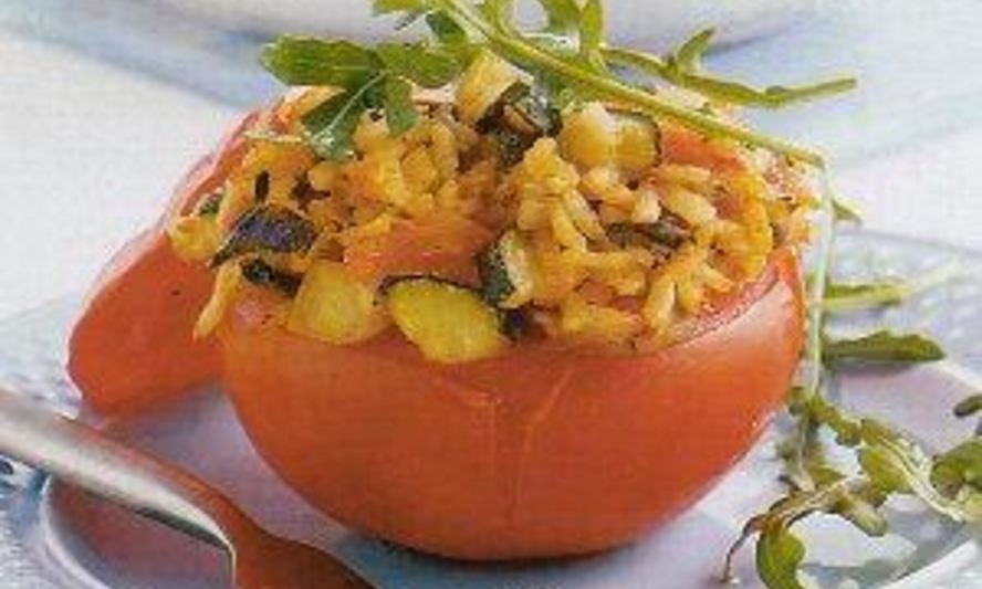 Рецепт помидоров, фаршированных ризотто