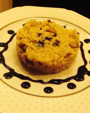 Ризотто с белыми грибами и трюфельным маслом