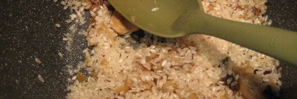 ризотто с белыми грибами