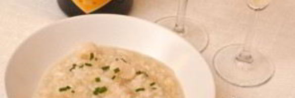 ризотто с гребешками