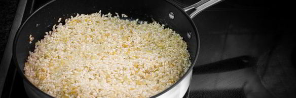 ризотто с грибами шиитаки