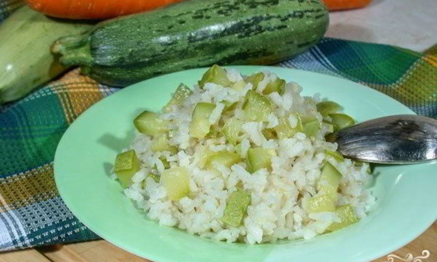 Рецепт ризотто с кабачками