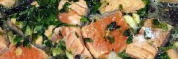 ризотто с красной рыбой