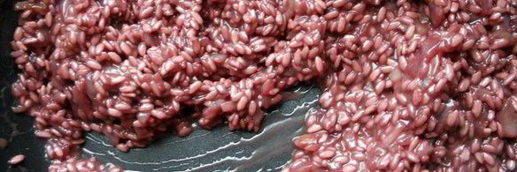 ризотто с красным вином