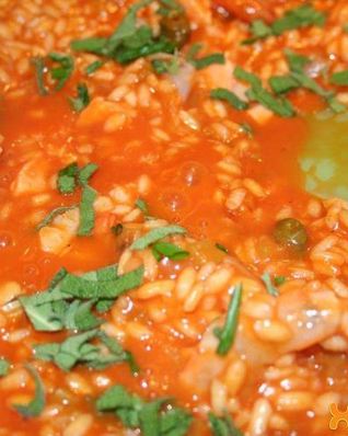 Ризотто с морепродуктами