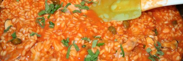 ризотто с морепродуктами