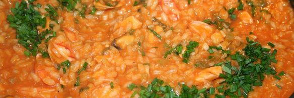 ризотто с морепродуктами