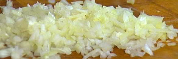 ризотто с мятой и ветчиной