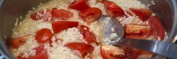 ризотто с помидорами