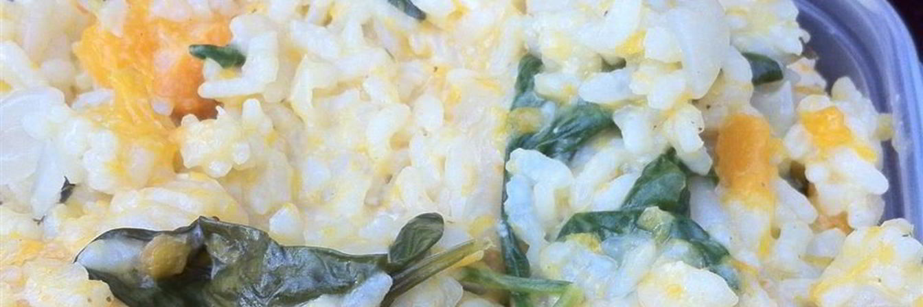 Ризотто с тыквой и фетой