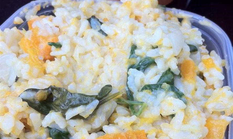 Рецепт ризотто с тыквой и фетой