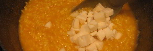 ризотто с тыквой и сыром