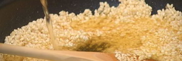 зеленое ризотто