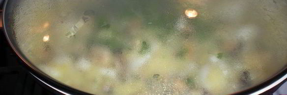 желтое ризотто с морепродуктами