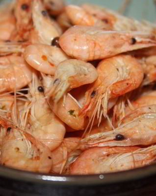 Черноморские креветки к пиву