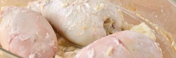 фаршированные кальмары в духовке