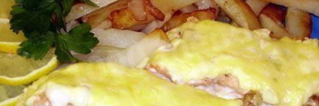 Горбуша с сыром