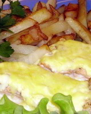 Горбуша с сыром