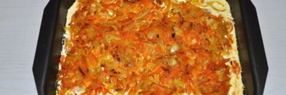 горбуша, запеченная в сливках