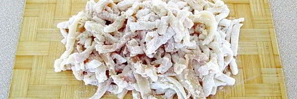 кальмары, тушенные в молоке