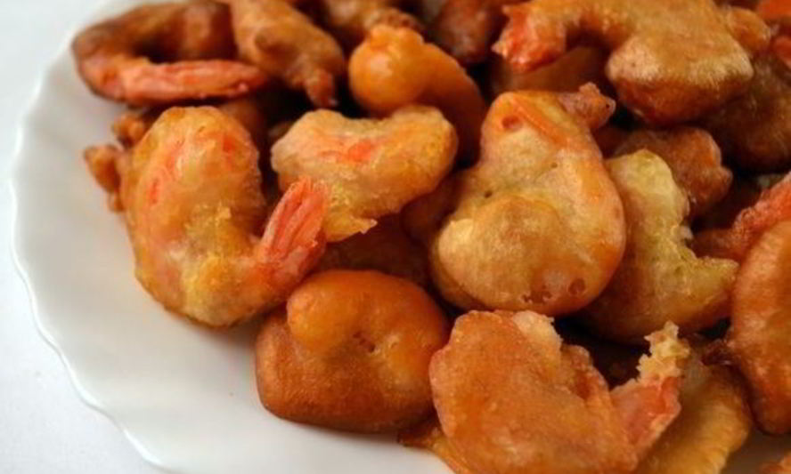 Рецепт креветок в хрустящем тесте