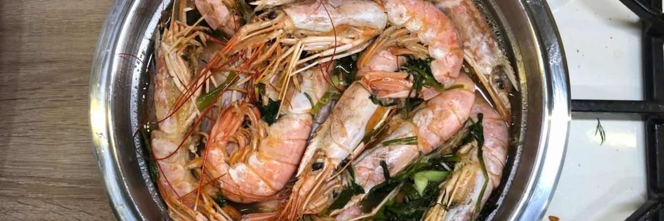 Креветки в пиве под пиво