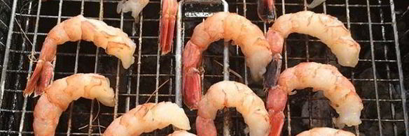 лангустины на гриле